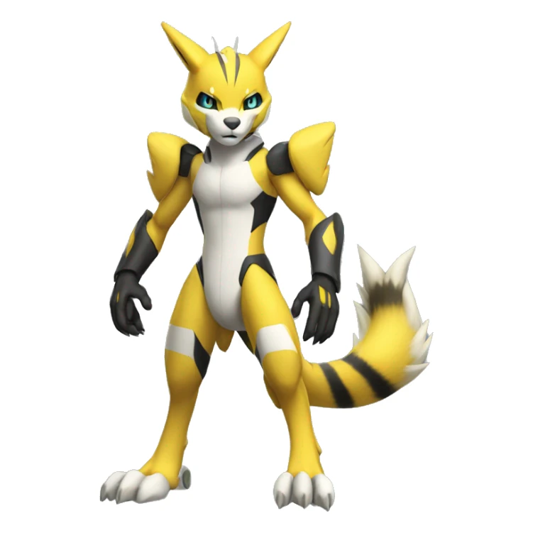 Metabee Renamon Zeraora Full body sticker