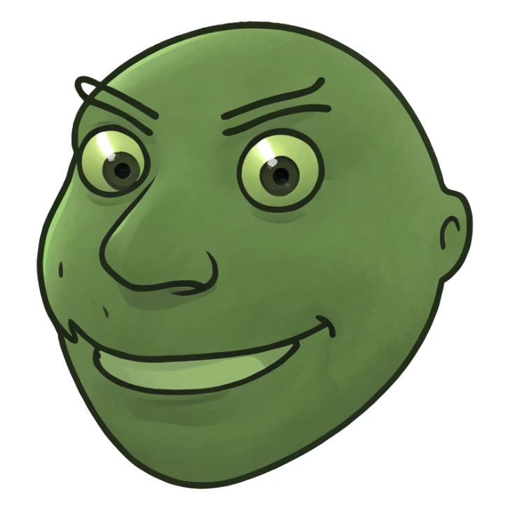 A woman with a messed up haircut sticker