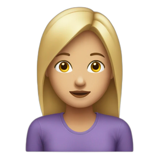 girl on the computer monitor sticker