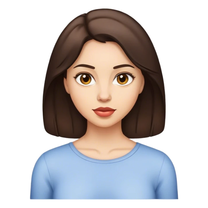 Behavioral therapist one brunette woman sticker