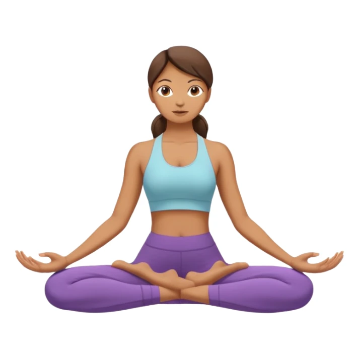 A women doing fot yoga against wall  sticker
