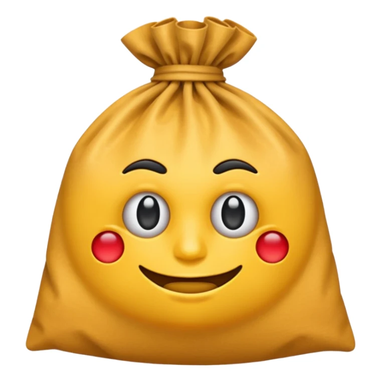 The face with bags under eyes emoji  sticker
