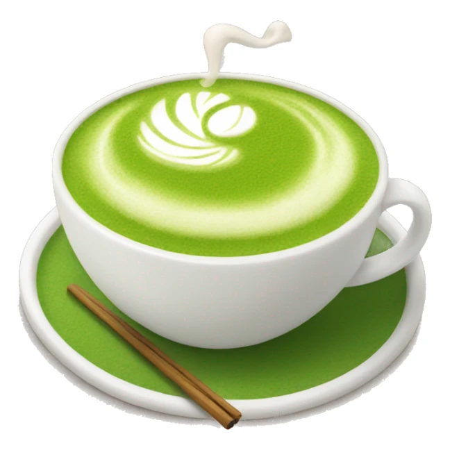 Matcha latte  sticker