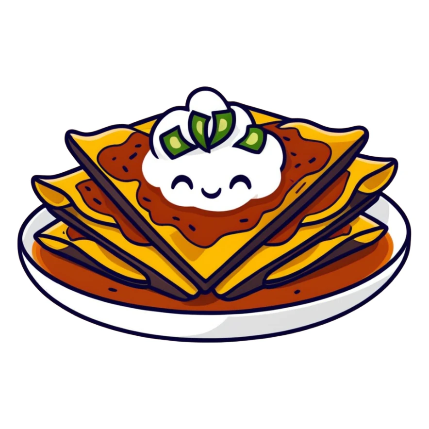 Birria nachos sticker