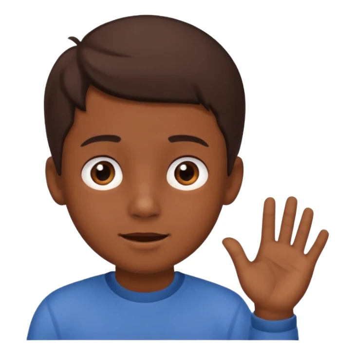 garcon  qui discute avec des amis sticker