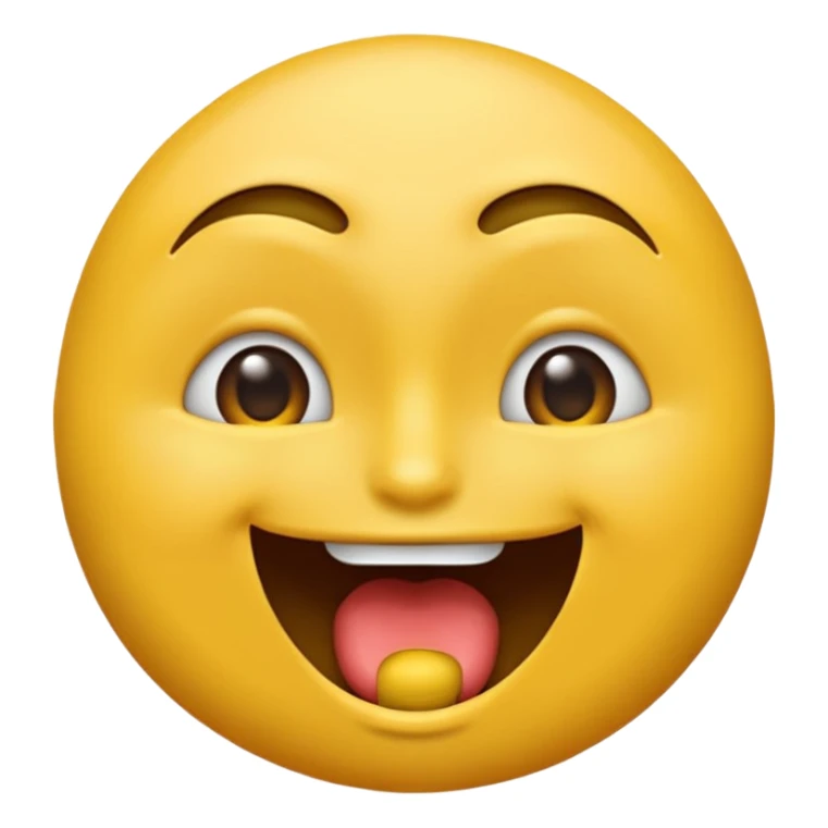 emoji avec oeil bouche nez  bras sticker