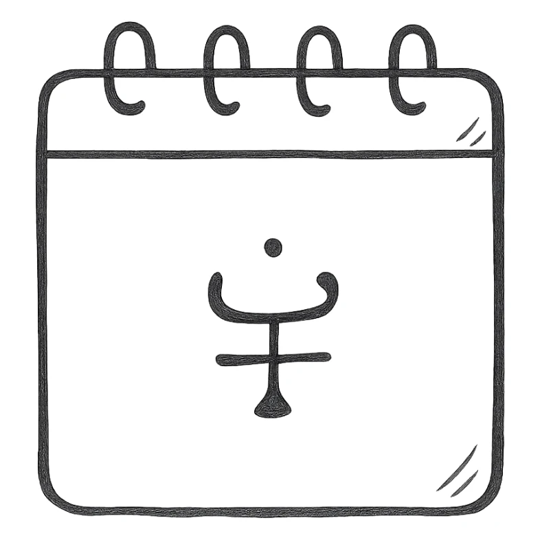 Iranian calendar sticker