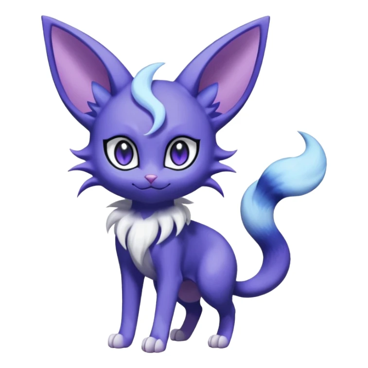 Espeon-Meowstic-Fakémon-hybrid-creature (full body)  sticker