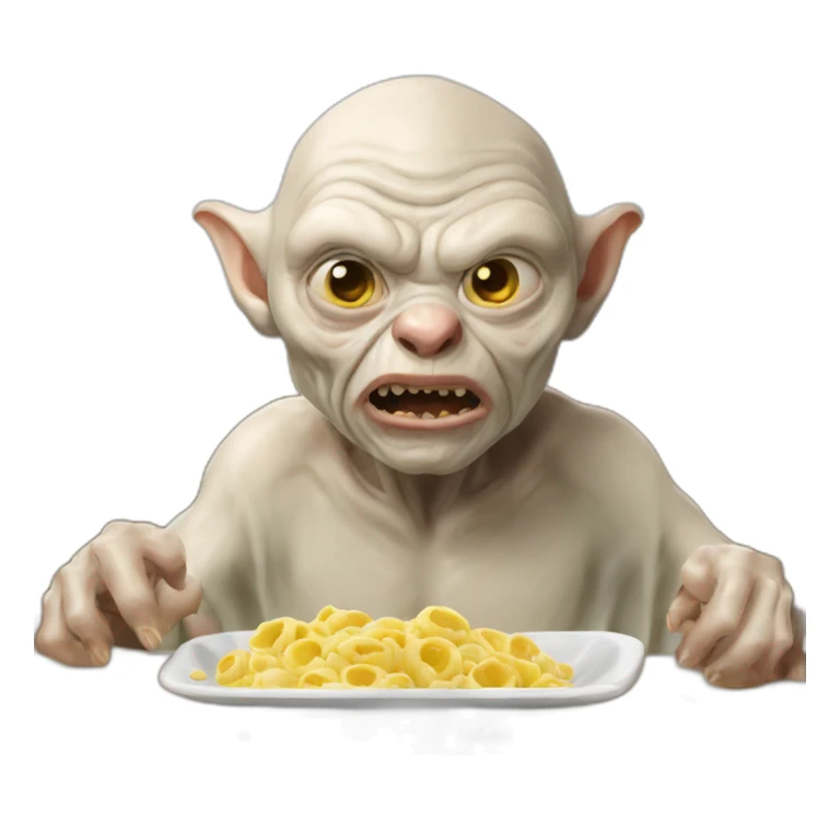 Golum qui mange une glace sticker