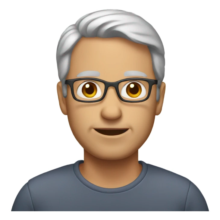 middle age male sticker