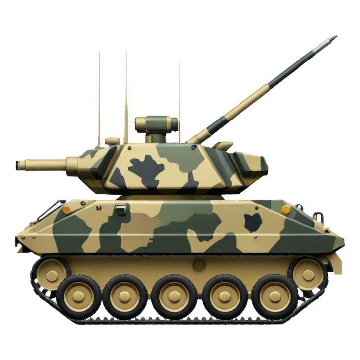 generate an ultra realistic armored vehicle sticker