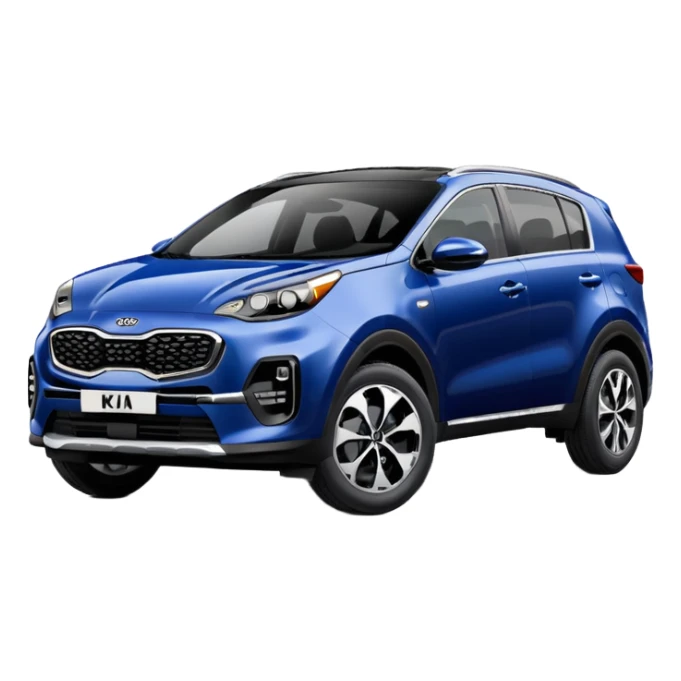 Kia Sportage 2021 darkest blue sticker