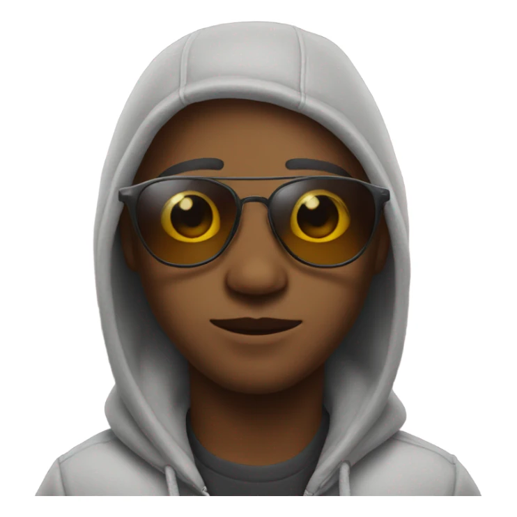 chill vibes with a with shades on sticker