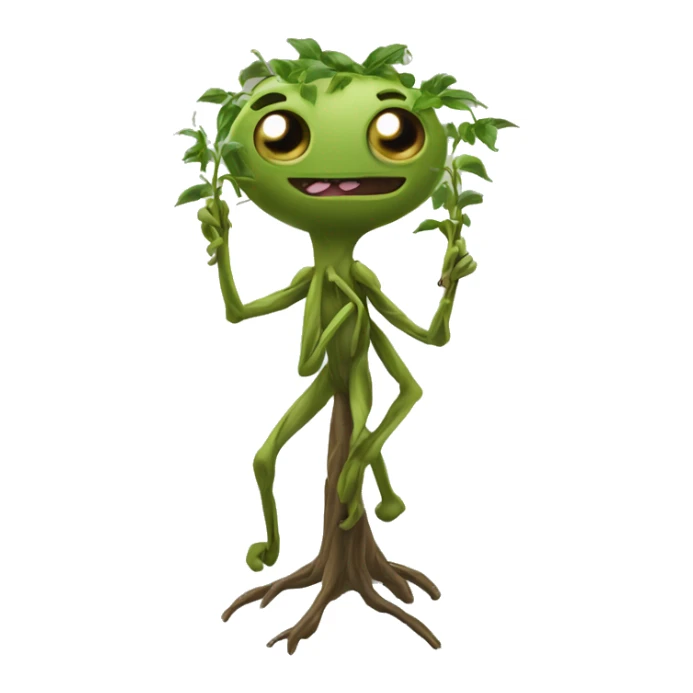 bowtruckle: Small, tree-guardian creatures resembling sticks with eyes, known for their attachment to particular trees and wood. sticker