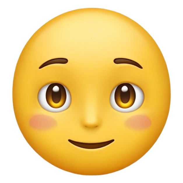 a normal yellow emoji but looking chill and relaxed and doesn’t care  sticker