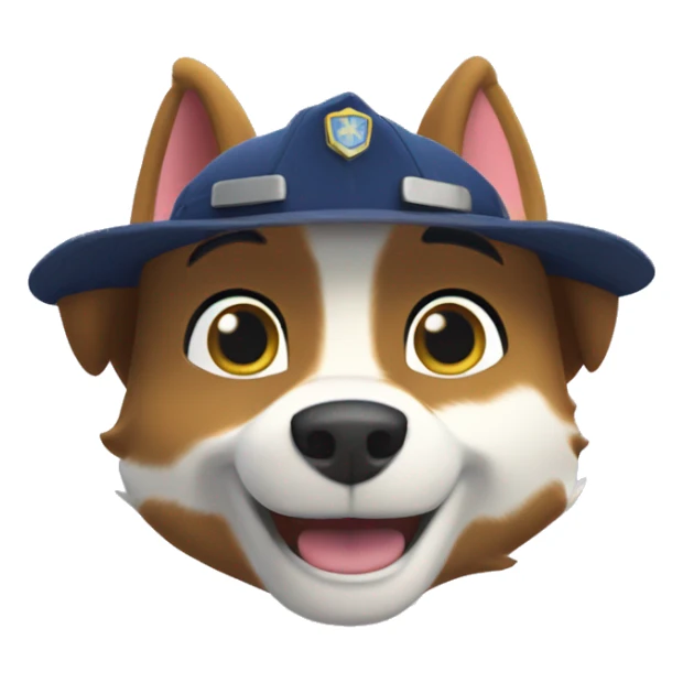 paw patrol Super Skye badge sticker