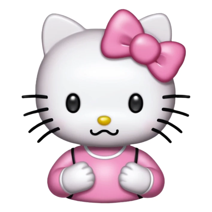 metallisorvi jossa on hello Kitty värit ja teema sticker