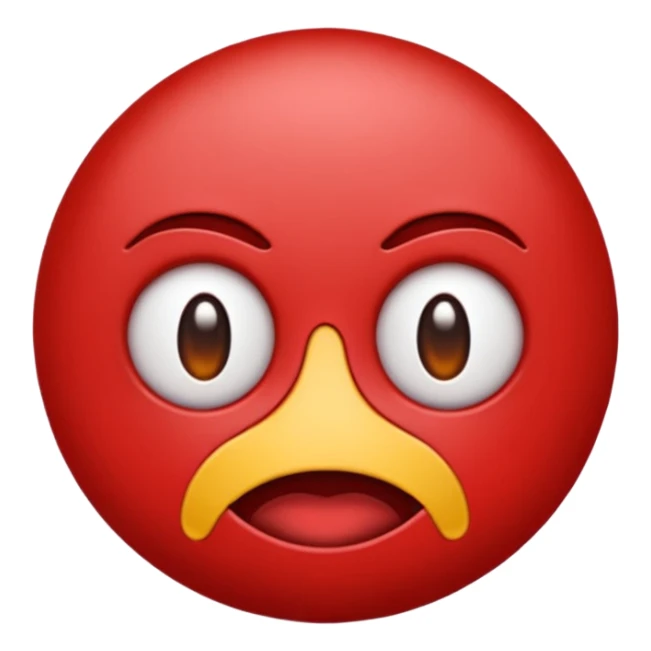 Un emoji como sonrojado y mordiéndose el dedo  sticker