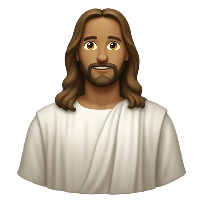 Jesus wearing streetwear  sticker