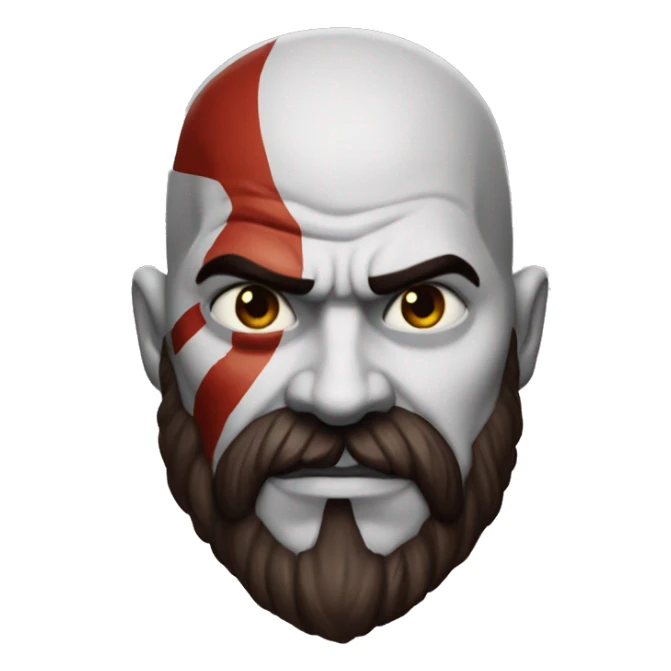 Kratos god of war sticker