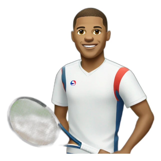 Mbappé do tennis  sticker