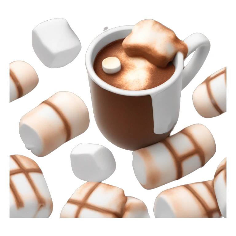 Hot chocolate with Marshmallows  sticker