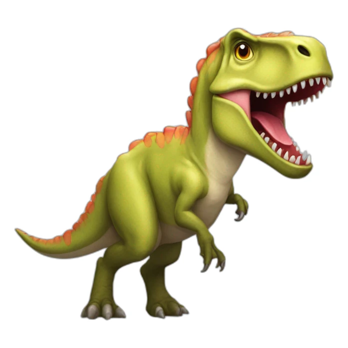 tyrannosaurus-unicorn sticker