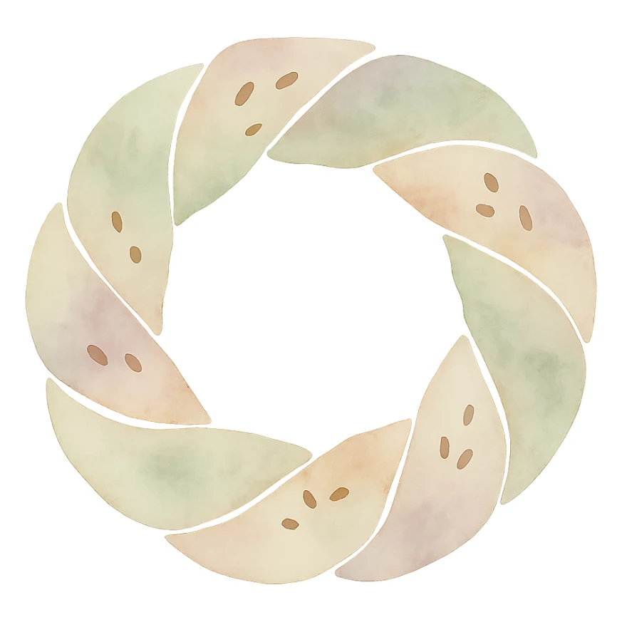 simit, watercolor illustration, soft colors, no background sticker