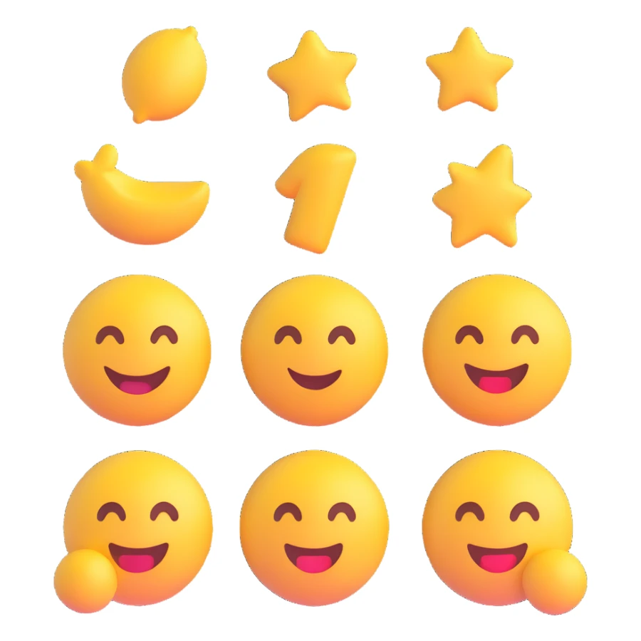 winners in 1st, 2nd & 3rd place emoji  sticker