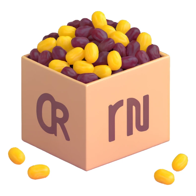 small box of raisins sticker