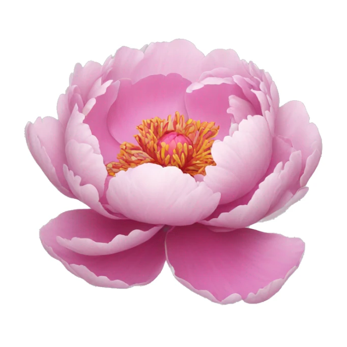 Peony sticker