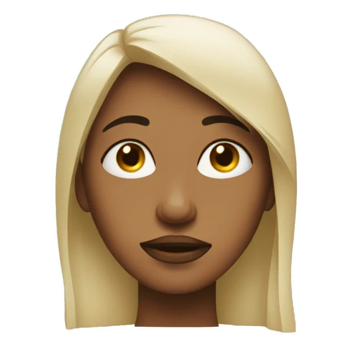 Woman who with tears of streaming down her face sticker