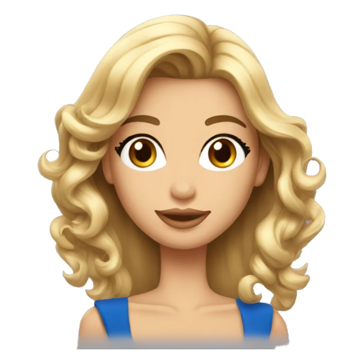 miss france avec de long cheveux sticker