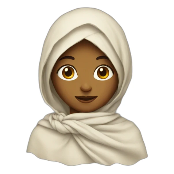 muslin girl sticker
