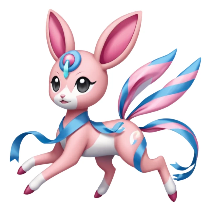 Meloetta-Sylveon-Pokémon-Fakémon-creature sticker
