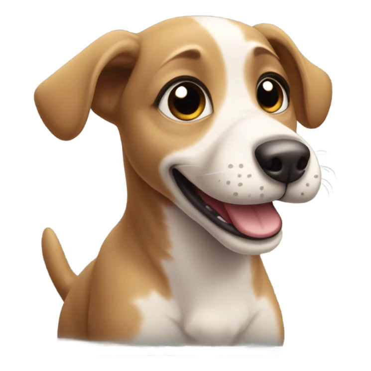 bow puppy dog eyes thank you  sticker