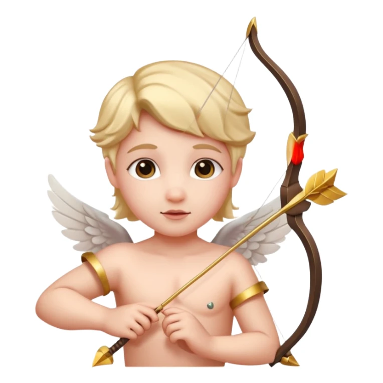valentine's day themed cupid sticker