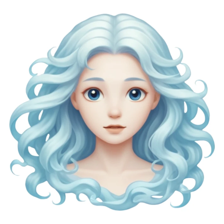 air elemental woman sticker