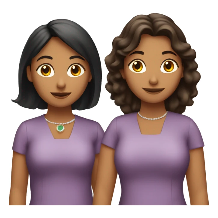 3 Hispanic females at church  sticker