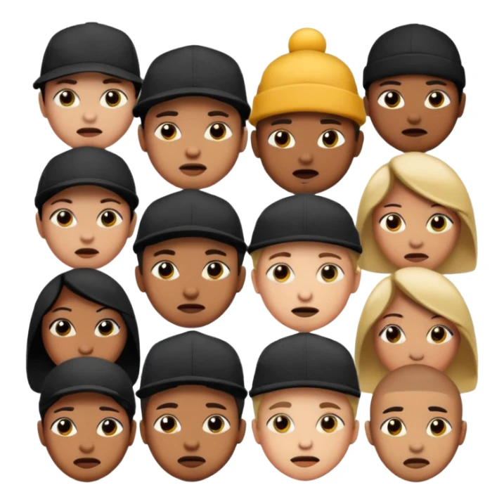 make a French urban rap emoji pack mixing city elements, emotional tension, dim street lighting and expressive faces to reflect lyrical depth sticker