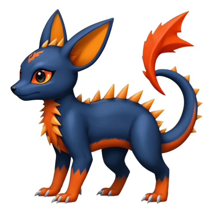 Umbreon-Charmeleon-Guilmon-fusion sticker