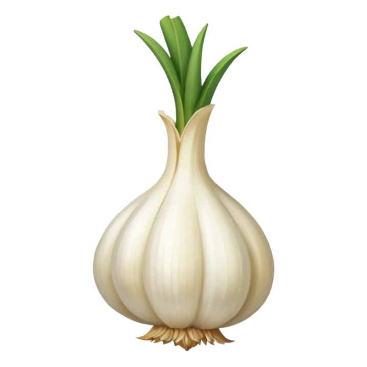 a clove of garlic sticker