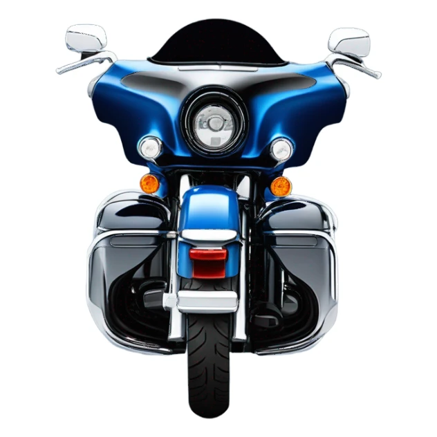 Harley Davidson Electra Glide Ultra big blue pearl and vivid black sticker