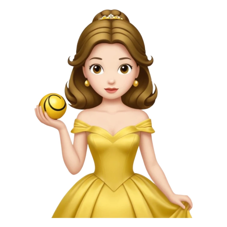 Belle from Beauty and the Beast sticker