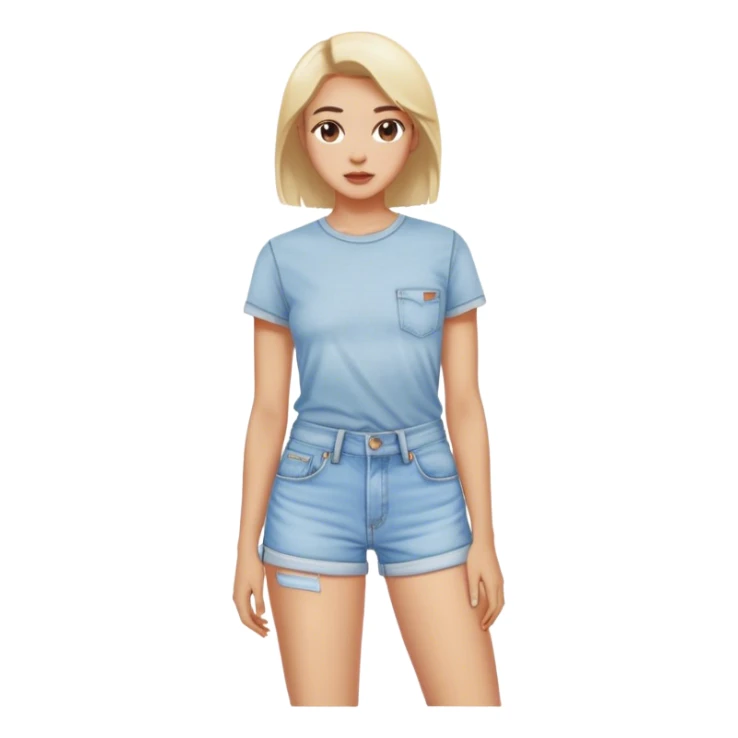 Levi light wash women's Denim shorts  sticker