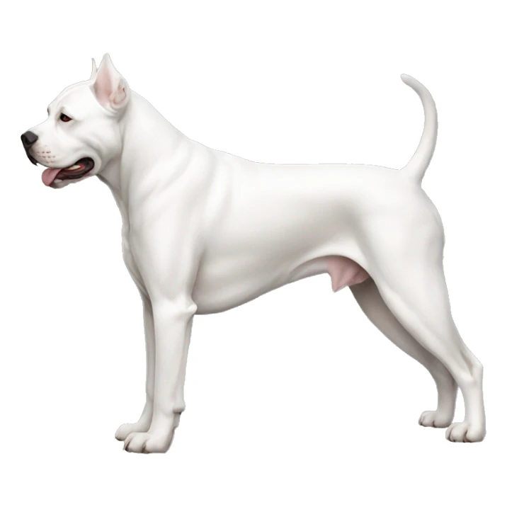 Dogo Argentino Dog Breed Full Body sticker