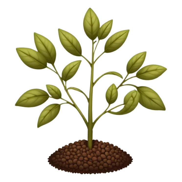 the seeds of a plant sticker