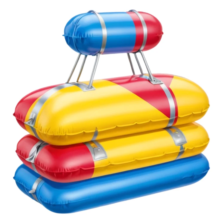  paris SPAM meat jeff koons style inflatable sculpture art painting  sticker