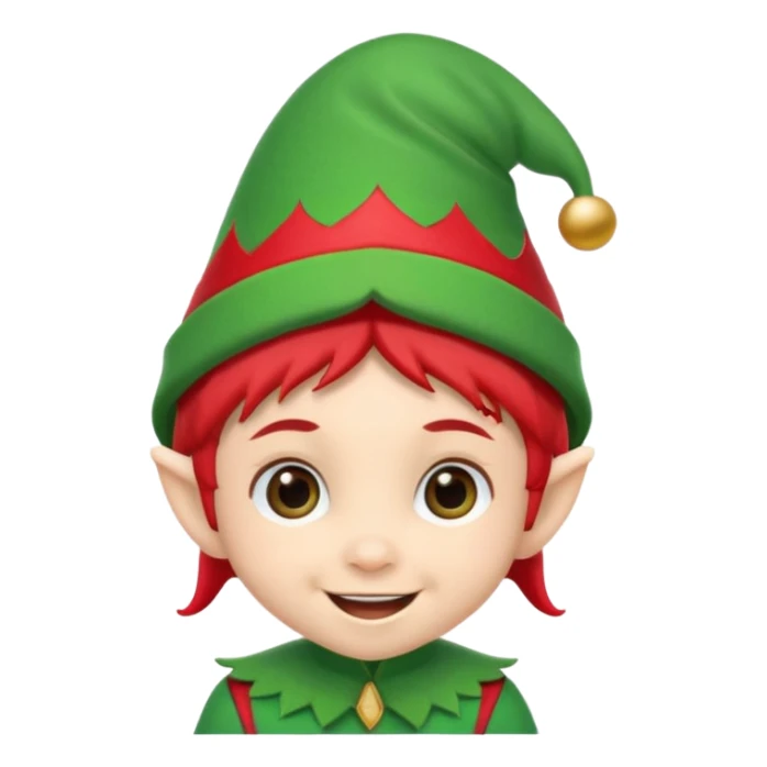 chirstmas elf baby memoji sticker