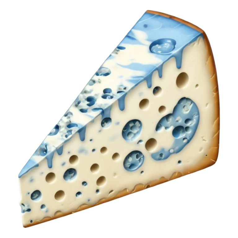 a wedge of blue cheese sticker